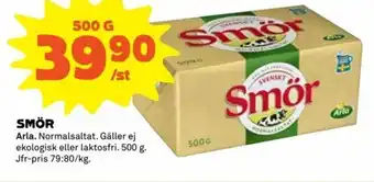 Coop Arla Smör 500g erbjuda