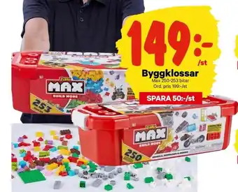 City Gross Max Byggklossar 250-253 bitar erbjuda