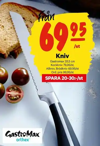 Gastromax Kniv 33,5cm