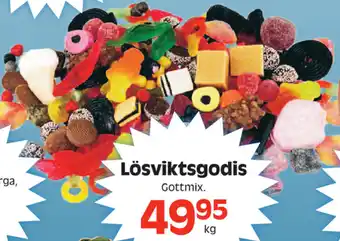 Götgatsbacken Gottmix Lösviktsgodis erbjuda