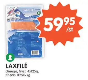 Omega Laxfilé 4x125g