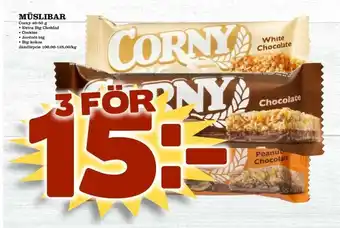 Corny Müslibar 40-50g