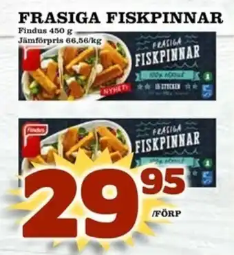 Matdax Findus Frasiga Fiskpinnar 450g erbjuda