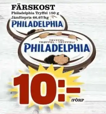 Matdax Philadelphia Färskost 150g erbjuda