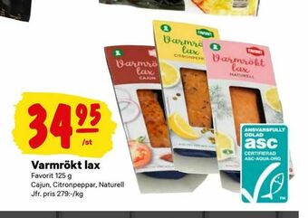 City Gross Varmrökt lax erbjuda