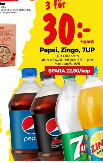 Pepsi, Zingo, 7UP