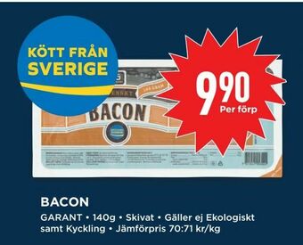 Willys Bacon erbjuda
