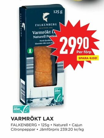 Varmrökt lax