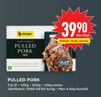 Willys Pulled pork erbjuda