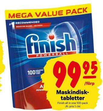 City Gross Maskindisktabletter erbjuda