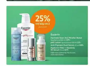 Apotek Hjärtat Eucerin Procent erbjuda