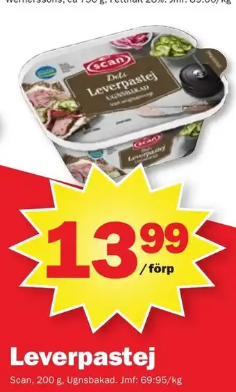 Pekås Leverpastej erbjuda