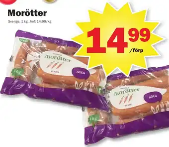 Pekås Morötter erbjuda
