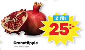 Pekås Granatäpple erbjuda