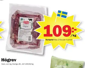 Pekås Högrev erbjuda