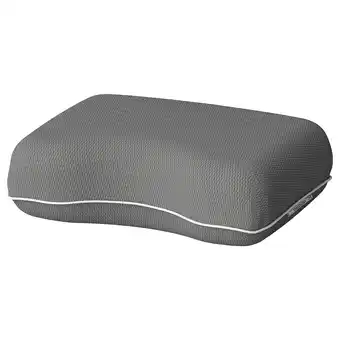 IKEA Dvärgtulpan resekudde, mörkgrå/melerad ergonomisk, 30x40 cm erbjuda