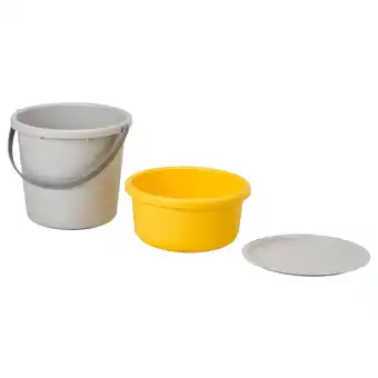 IKEA Pepprig hinkset med lock, 3 delar erbjuda