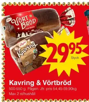 Matöppet Kavring & Vörtbröd erbjuda