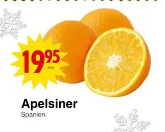 Matöppet Apelsiner erbjuda