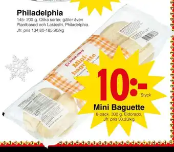 Matöppet Mini Baguette erbjuda