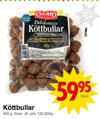 Matöppet Köttbullar erbjuda
