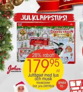 EKO Jultågset med ljus och musik erbjuda