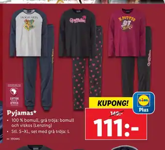 Lidl Pyjamas erbjuda