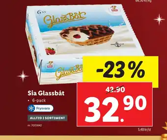Lidl Sia glassbåt erbjuda