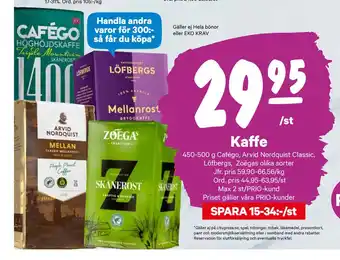 City Gross Kaffe erbjuda