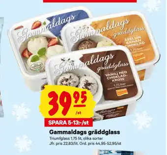 City Gross Gammaldags gräddglass erbjuda