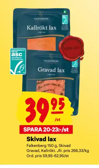 City Gross Skivad lax erbjuda