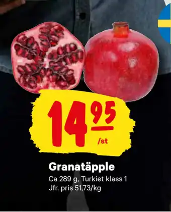 City Gross Granatäpple erbjuda