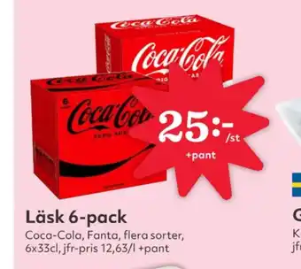 Hemköp Coca cola läskedryck erbjuda
