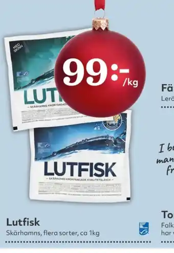 Hemköp Skärhamns lutfisk erbjuda