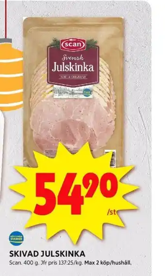 ICA Kvantum Scan julskinka erbjuda