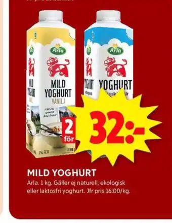 ICA Kvantum Arla yoghurt erbjuda
