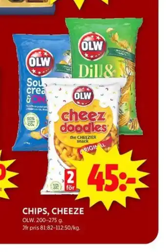 ICA Kvantum Olw chips erbjuda