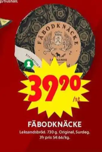 ICA Maxi Fäbodknäcke knäckebröd erbjuda