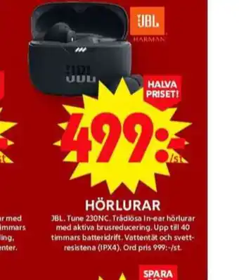 ICA Maxi Jbl headset erbjuda