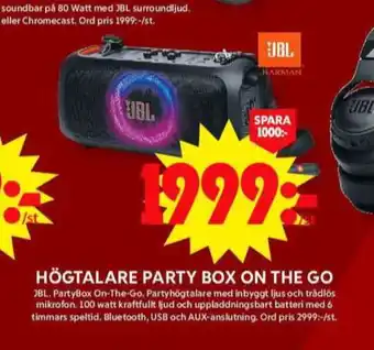 ICA Maxi Jbl högtalare erbjuda