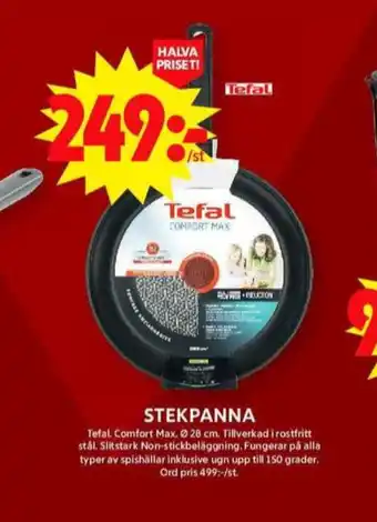 ICA Maxi Tefal stekpanna erbjuda