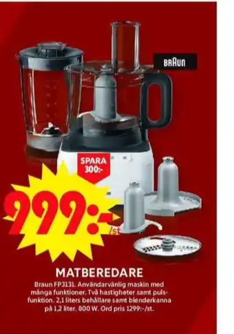 ICA Maxi Braun matberedare erbjuda