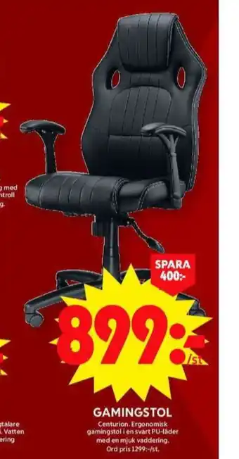 ICA Maxi Centurion gamingstol erbjuda