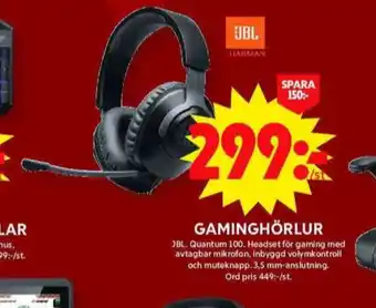 ICA Maxi Jbl headset erbjuda