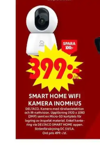ICA Maxi Deltaco övervakningskamera erbjuda