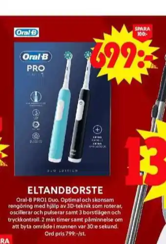 ICA Maxi Braun oral-b eltandborste erbjuda