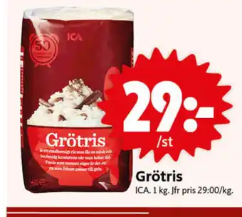 ICA Nära Ica grötris erbjuda
