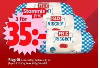 ICA Supermarket Felix rullpack erbjuda
