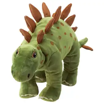 IKEA Jättelik mjukdjur, dinosaurie/dinosaurie/stegosaurus, 50 cm erbjuda