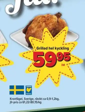 Östenssons Kronfågel kyckling erbjuda